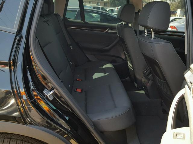 5UXWZ7C3XH0X40826 - 2017 BMW X3 SDRIVE2 BLACK photo 6