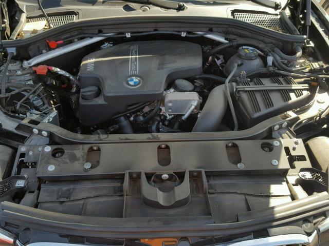 5UXWZ7C3XH0X40826 - 2017 BMW X3 SDRIVE2 BLACK photo 7