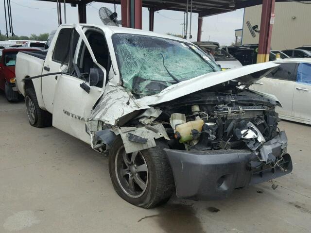 1N6AA07D08N334485 - 2008 NISSAN TITAN XE WHITE photo 1