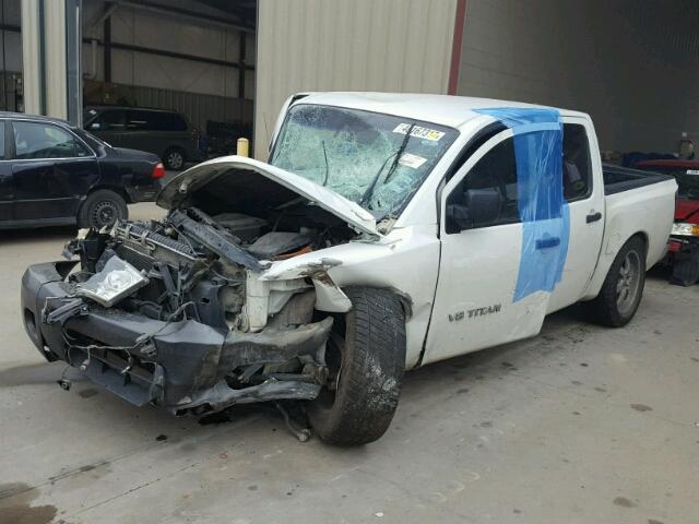 1N6AA07D08N334485 - 2008 NISSAN TITAN XE WHITE photo 2