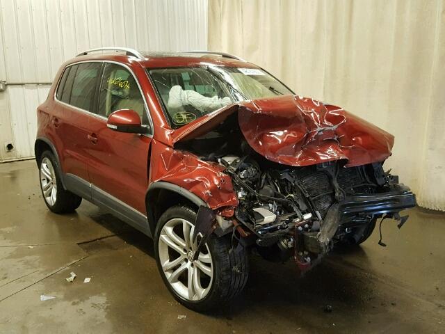 WVGBV3AX2DW069701 - 2013 VOLKSWAGEN TIGUAN RED photo 1