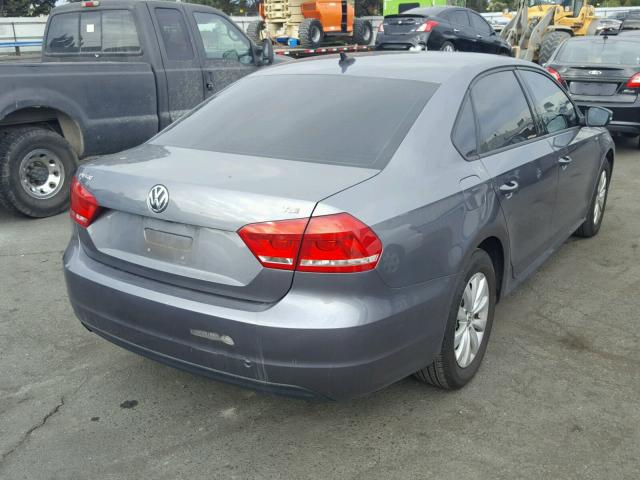 1VWAT7A37FC047768 - 2015 VOLKSWAGEN PASSAT S ნაცრისფერი ფოტო 4