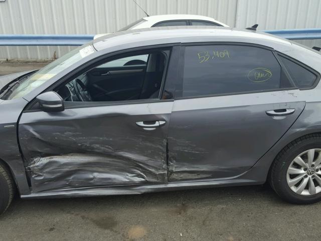 1VWAT7A37FC047768 - 2015 VOLKSWAGEN PASSAT S ნაცრისფერი ფოტო 9