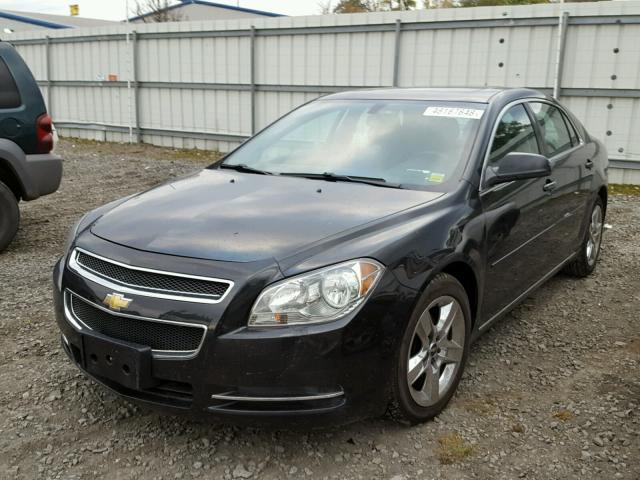 1G1ZC5EBXAF315675 - 2010 CHEVROLET MALIBU 1LT BLACK photo 2