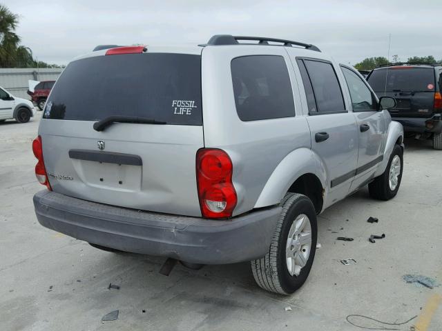 1D4HB38N35F592824 - 2005 DODGE DURANGO ST SILVER photo 4