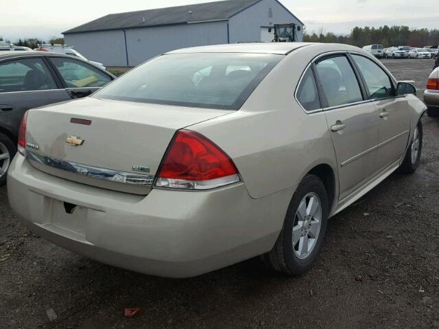 2G1WF5EK1B1172229 - 2011 CHEVROLET IMPALA LS TAN photo 4