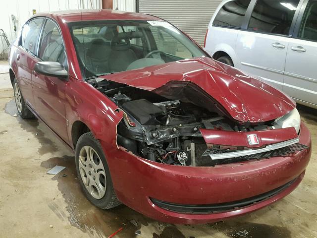 1G8AJ52F94Z115434 - 2004 SATURN ION LEVEL RED photo 1