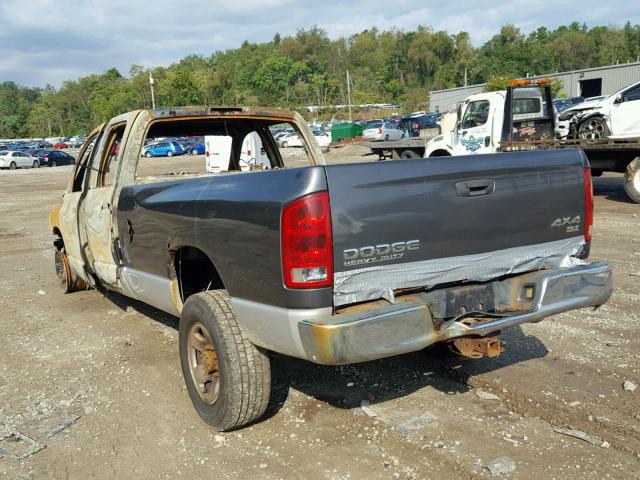 3D7KU28D64G172895 - 2004 DODGE RAM 2500 S გრაფიტი ფოტო 3