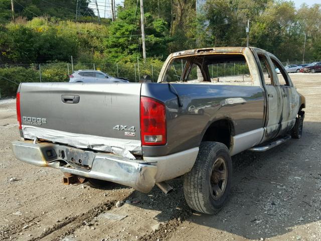 3D7KU28D64G172895 - 2004 DODGE RAM 2500 S გრაფიტი ფოტო 4