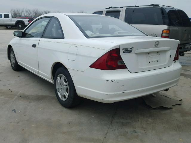 1HGEM22581L015913 - 2001 HONDA CIVIC WHITE photo 3