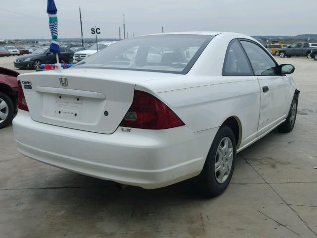 1HGEM22581L015913 - 2001 HONDA CIVIC WHITE photo 4