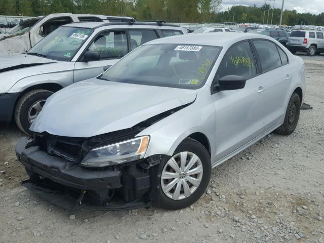 3VW1K7AJ2BM326975 - 2011 VOLKSWAGEN JETTA BASE 银色 照片 2