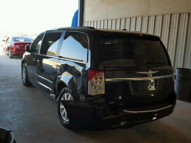 2C4RC1BG4DR775928 - 2013 CHRYSLER TOWN & COU BLACK photo 3