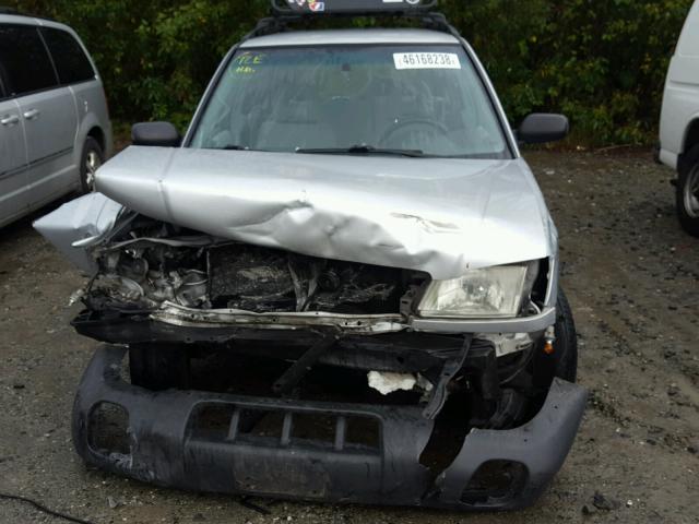 JF1SF63512H702002 - 2002 SUBARU FORESTER L SILVER photo 9