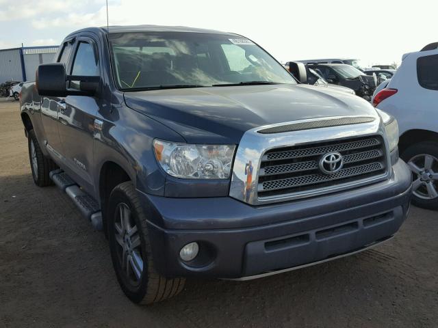 5TBBV58147S454112 - 2007 TOYOTA TUNDRA DOU BLUE photo 1