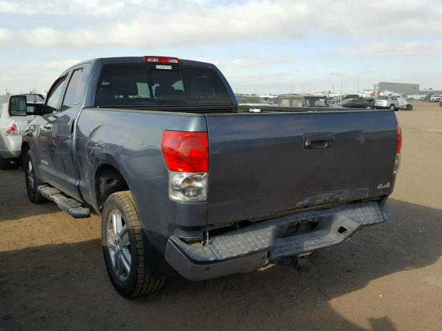 5TBBV58147S454112 - 2007 TOYOTA TUNDRA DOU BLUE photo 3