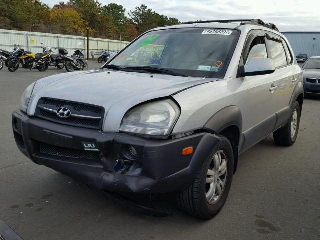 KM8JN72DX6U268047 - 2006 HYUNDAI TUCSON GLS SILVER photo 2