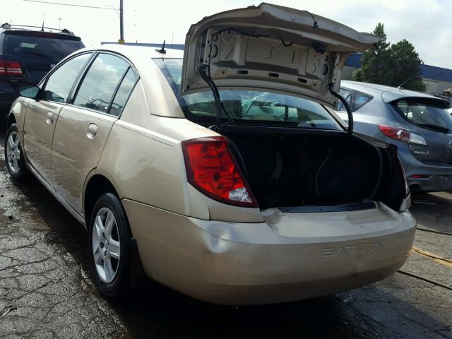 1G8AJ58F76Z150015 - 2006 SATURN ION LEVEL TAN photo 3