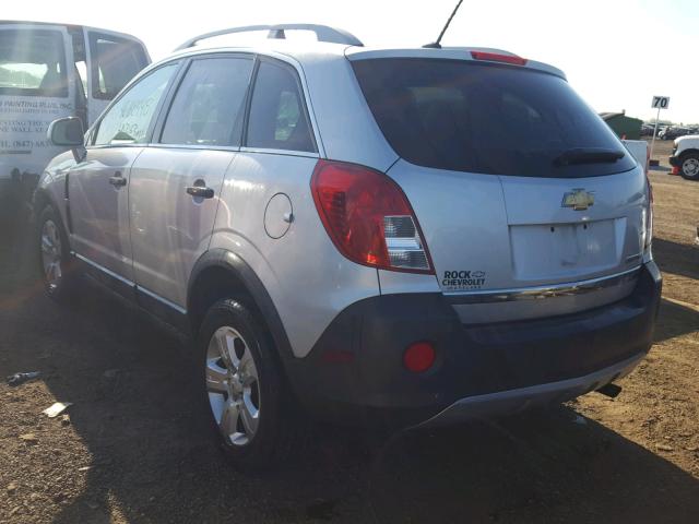 3GNAL2EKXES503849 - 2014 CHEVROLET CAPTIVA LS SILVER photo 3