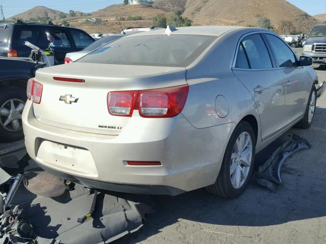 1G11E5SLXEF127927 - 2014 CHEVROLET MALIBU 2LT GOLD photo 4