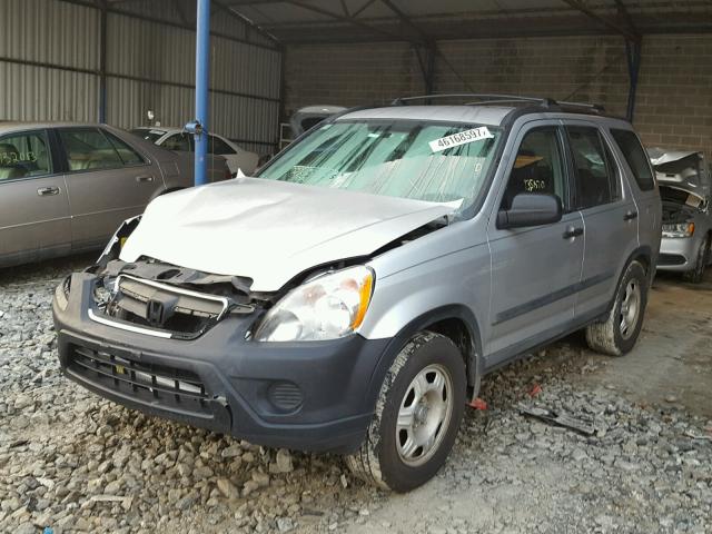 SHSRD68576U406522 - 2006 HONDA CR-V LX SILVER photo 2