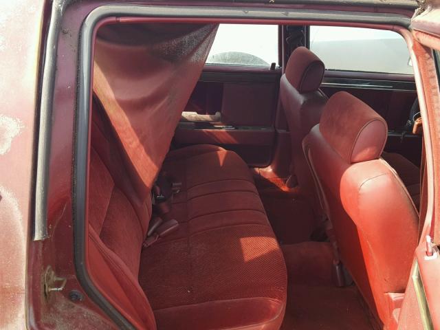 1B3XC4630PD103647 - 1993 DODGE DYNASTY MAROON photo 6