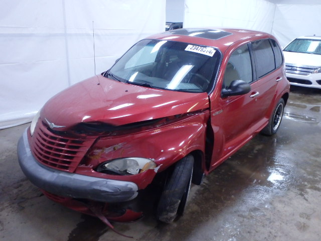 3C8FY4BB21T627469 - 2001 CHRYSLER PT CRUISER RED photo 2