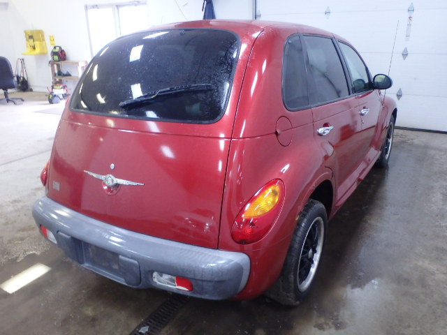 3C8FY4BB21T627469 - 2001 CHRYSLER PT CRUISER RED photo 4