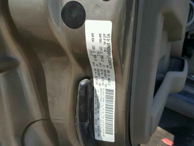 1J8HG48K16C325882 - 2006 JEEP COMMANDER GRAY photo 10