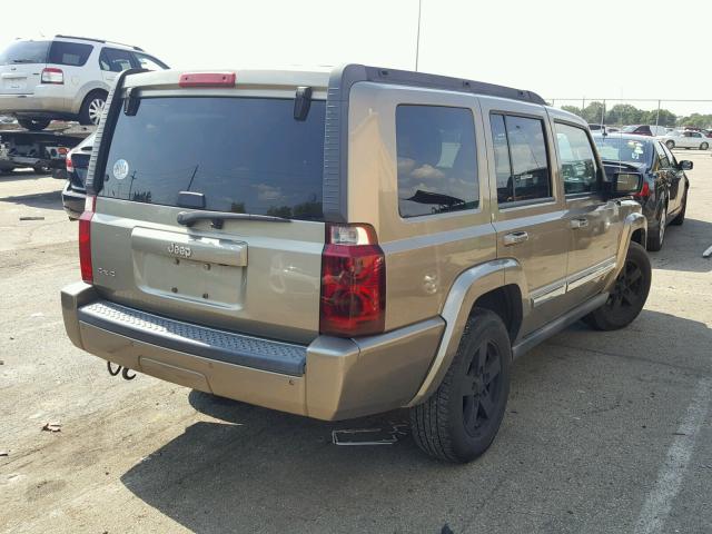 1J8HG48K16C325882 - 2006 JEEP COMMANDER GRAY photo 4