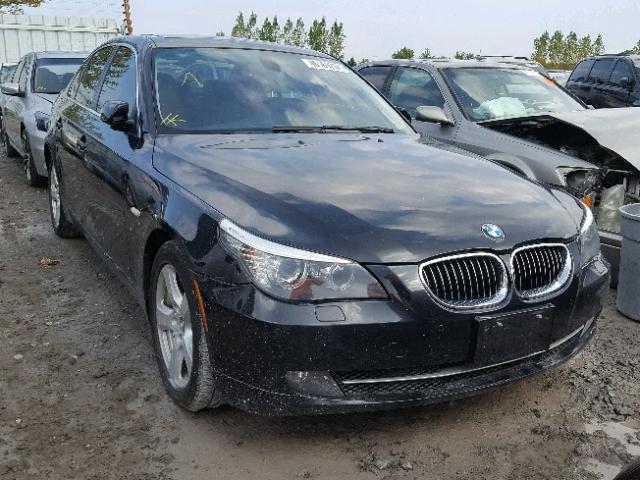 WBANV13518CZ53859 - 2008 BMW 528 XI BLACK photo 1