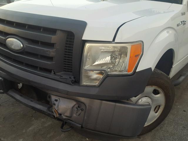 1FTPX14V09FB24995 - 2009 FORD F150 SUPER WHITE photo 9