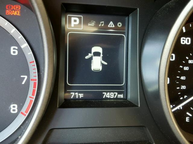 5XYZTDLB9HG490320 - 2017 HYUNDAI SANTA FE S 红色 照片 8