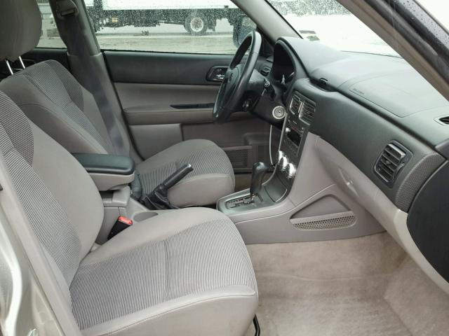 JF1SG65676H736728 - 2006 SUBARU FORESTER 2 SILVER photo 5