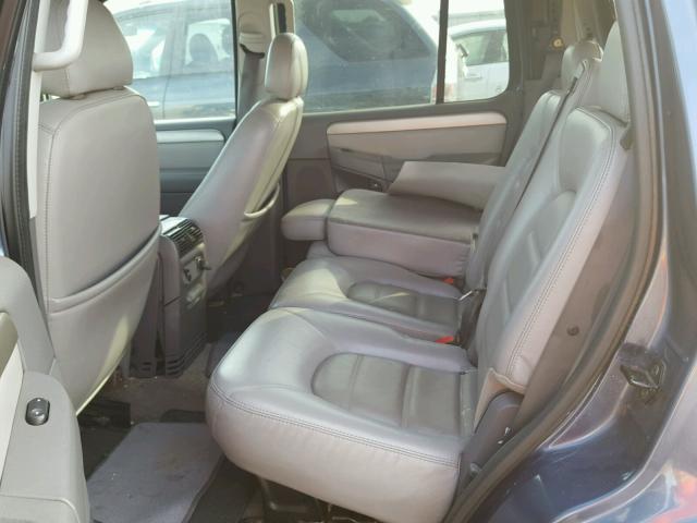 1FMZU63W34ZA18746 - 2004 FORD EXPLORER X BLUE photo 6