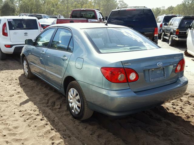 1NXBR32E85Z392293 - 2005 TOYOTA COROLLA GREEN photo 3