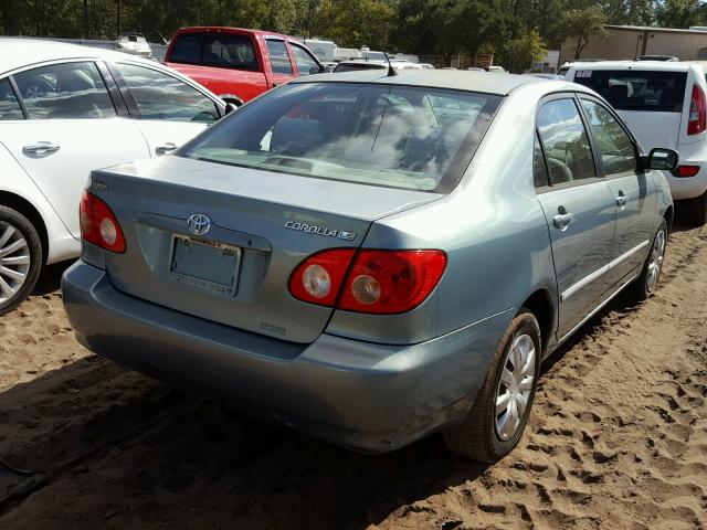 1NXBR32E85Z392293 - 2005 TOYOTA COROLLA GREEN photo 4