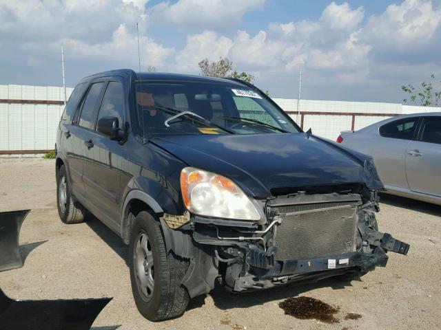 JHLRD68576C007276 - 2006 HONDA CR-V LX BLACK photo 1