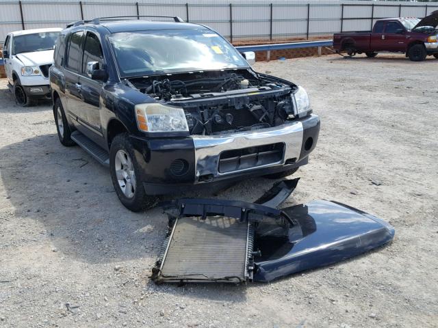 5N1AA08B95N731183 - 2005 NISSAN ARMADA SE BLACK photo 1