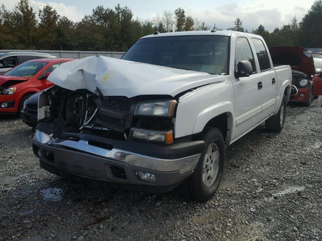 2GCEK13T351128465 - 2005 CHEVROLET SILVERADO WHITE photo 2