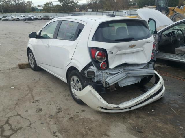 1G1JA6SH8F4218124 - 2015 CHEVROLET SONIC LS WHITE photo 3