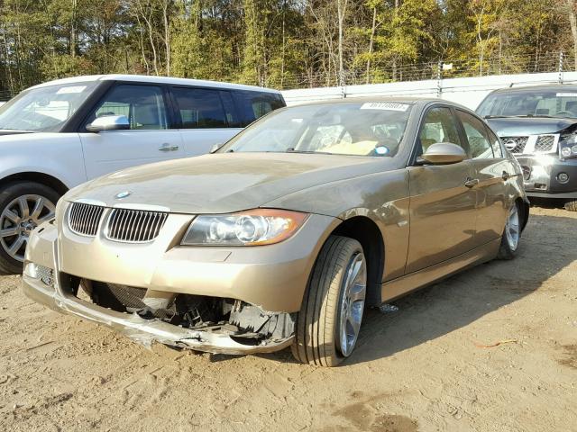 WBAVB73557VF52364 - 2007 BMW 335 I GOLD photo 2
