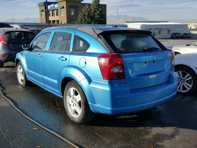 1B3HB48A69D196941 - 2009 DODGE CALIBER SX BLUE photo 3