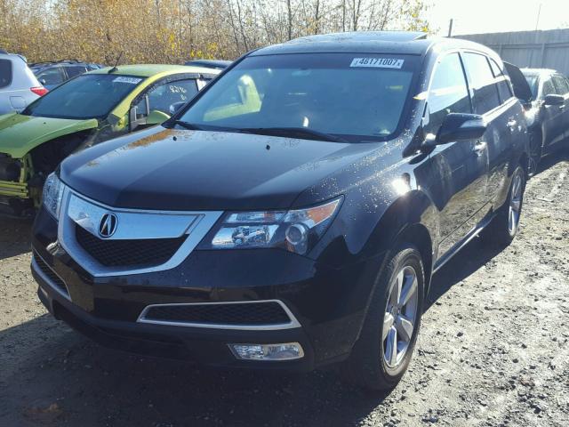 2HNYD2H42DH514227 - 2013 ACURA MDX TECHNO BLACK photo 2