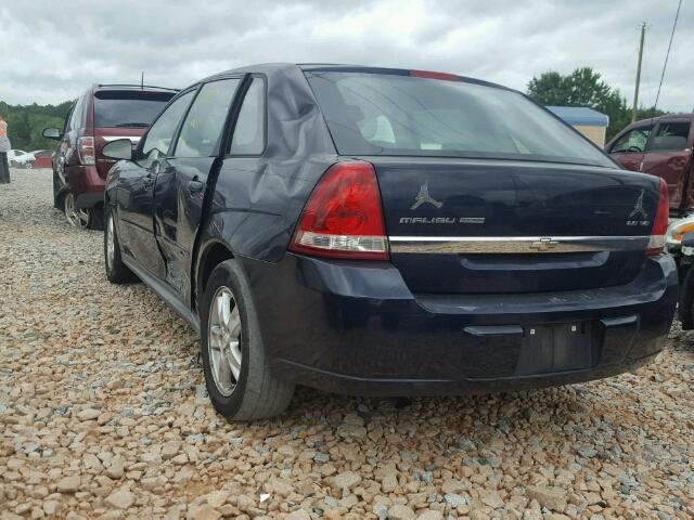 1G1ZT62875F221628 - 2005 CHEVROLET MALIBU MAX 蓝色 照片 3