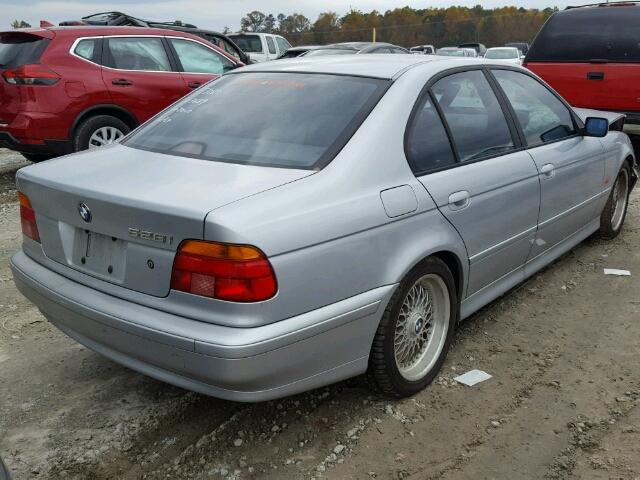 WBADD5329WBV53689 - 1998 BMW 528 I SILVER photo 4