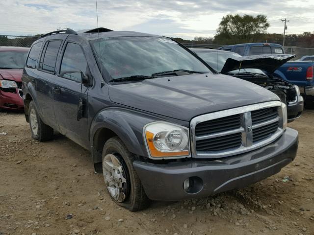 1D4HB48D24F158244 - 2004 DODGE DURANGO SL GRAY photo 1