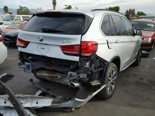 5UXKR0C55F0K58625 - 2015 BMW X5 XDRIVE3 SILVER photo 4