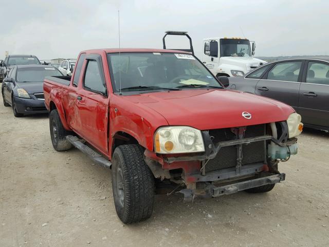 1N6ED26T32C368629 - 2002 NISSAN FRONTIER K RED photo 1