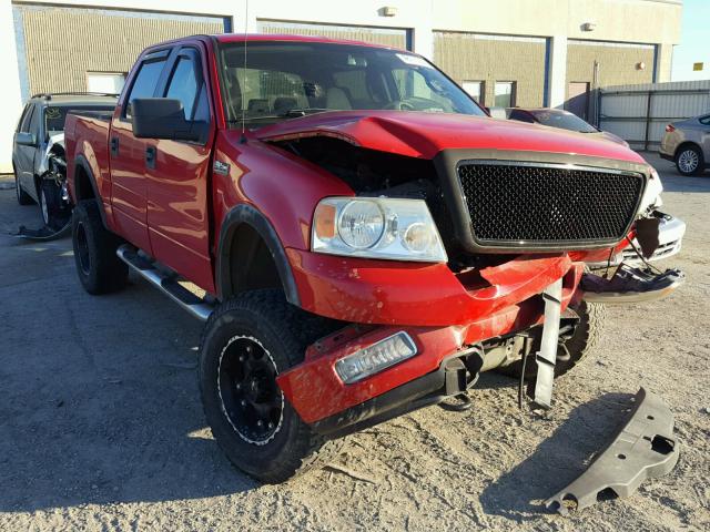 1FTPW14545KE38024 - 2005 FORD F150 SUPER RED photo 1